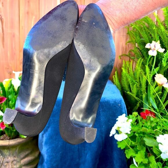 Ladies size 10 black peau de soie heels by Life Stride NIOB - Picture 6 of 10